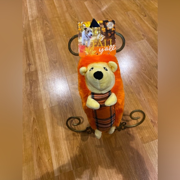 Creative Company  10” Plush Very Solf  Hedgehog W/Squeaker  Dog Toy NWT - Picture 1 of 4